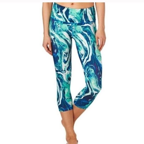 Patagonia Pants - Patagonia Caribbean Marble Print Swirl Leggings